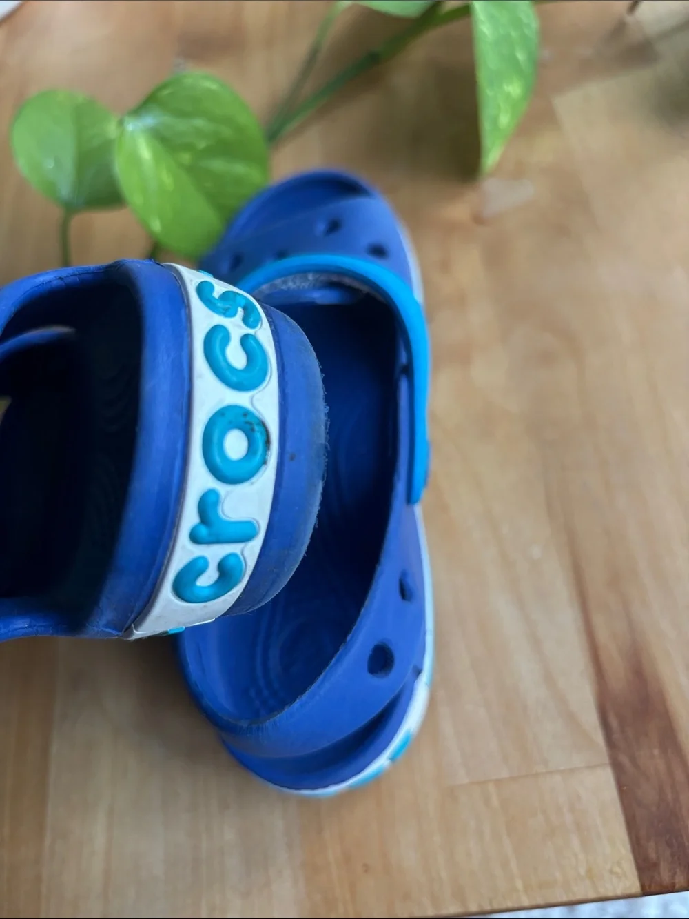 CROCS Bayaband Kids Royal Blue Adjustable Strap Sandals